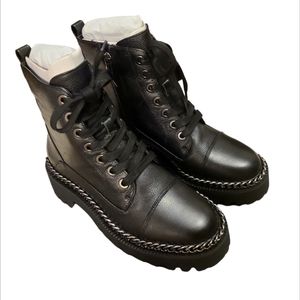 Vince camuto mindinta combat chain boots